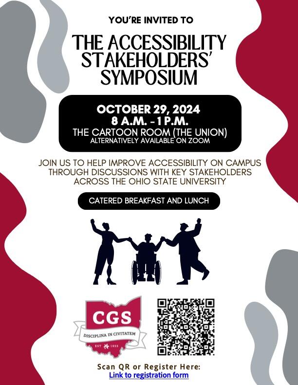 2024 CGS Accessibility Stakeholder Symposium Flyer